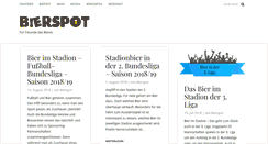 Desktop Screenshot of bierspot.de