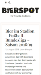 Mobile Screenshot of bierspot.de