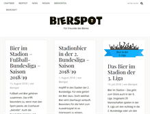 Tablet Screenshot of bierspot.de